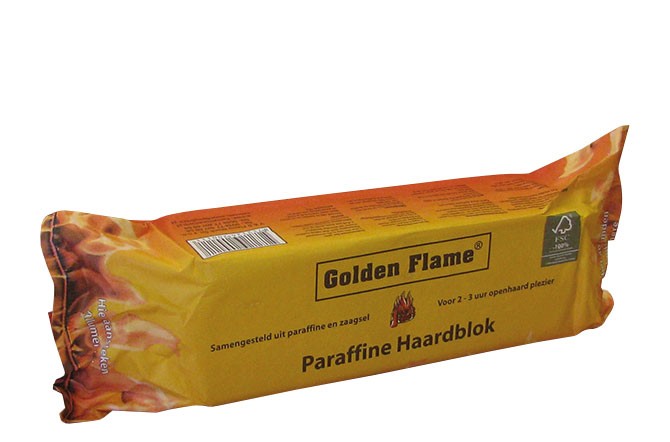 beu Kano profiel Paraffine haardblokken - Golden Flame