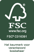 FSC keurmerk - Hout uit goed beheerde bossen